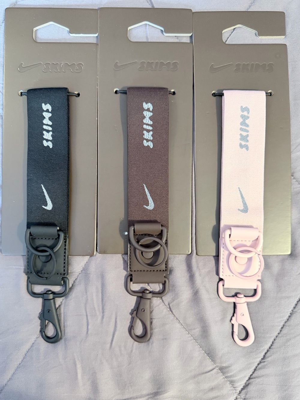 NikeSkims Keychain Clip Wristlet Lanyard NWT Himalayan Phoenix Obsidian